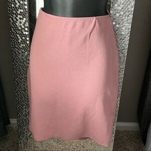 NY Invasion Pencil Mini Skirt Blush Pink Size Large